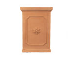 houbiers terracotta Pilone con rosone