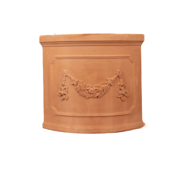 Houbiers Terracotta Angolare con festone