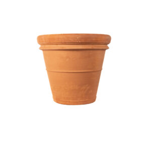 Houbiers Terracotta - bloempot - VASO d.b. liscio pressato rond