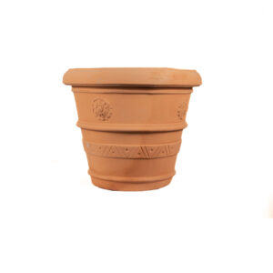 Houbiers Terracotta VASO con fasce